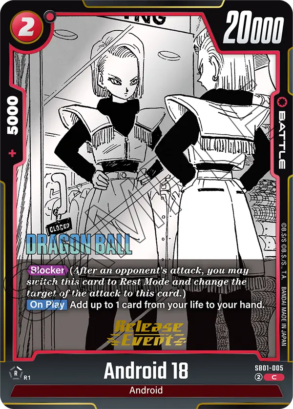 Android 18 — Manga Booster 01