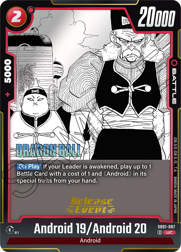 Android 19/Android 20 #007 — Manga Booster 01