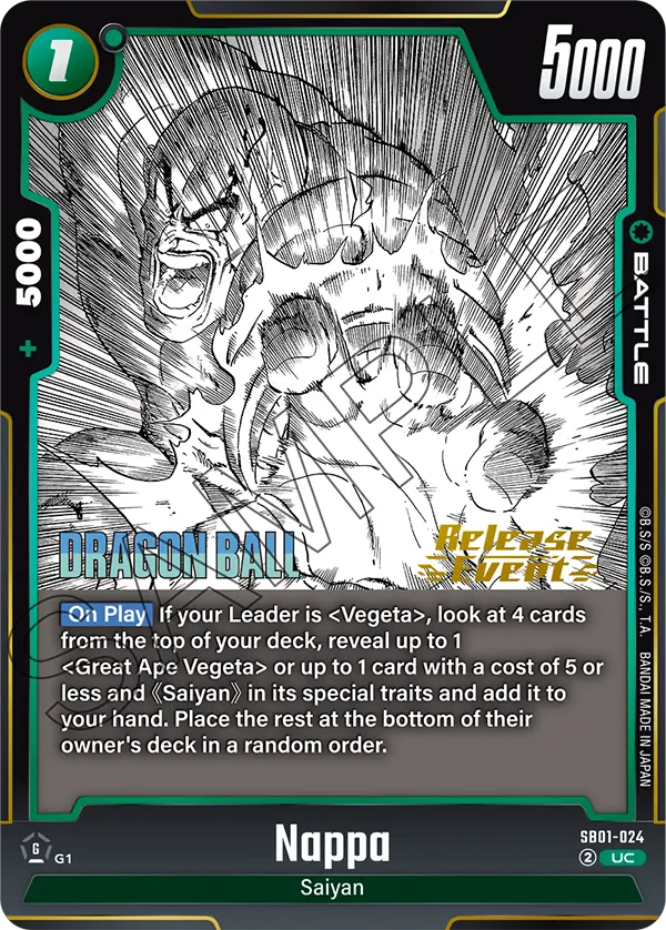 Nappa — Manga Booster 01