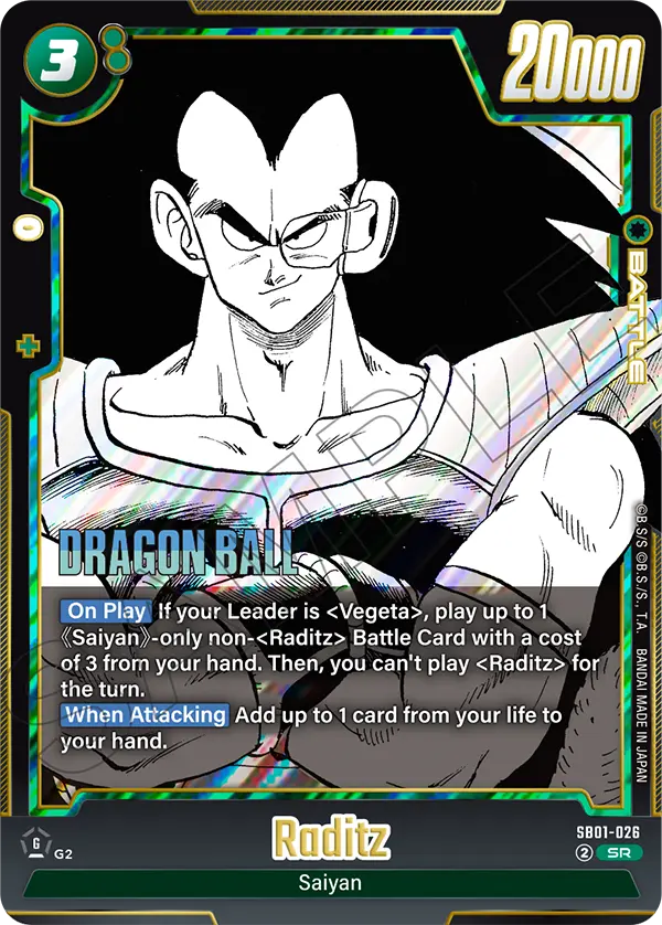 Raditz — Manga Booster 01