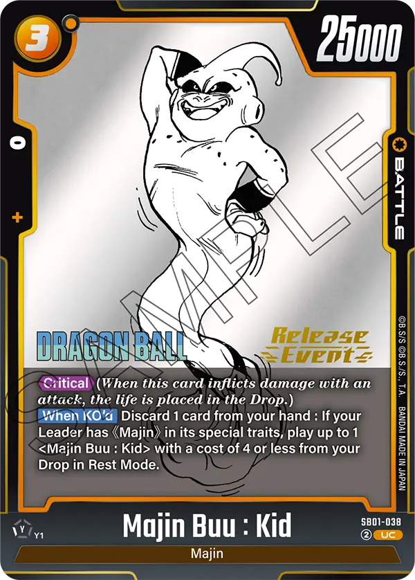 Majin Buu : Kid — Manga Booster 01