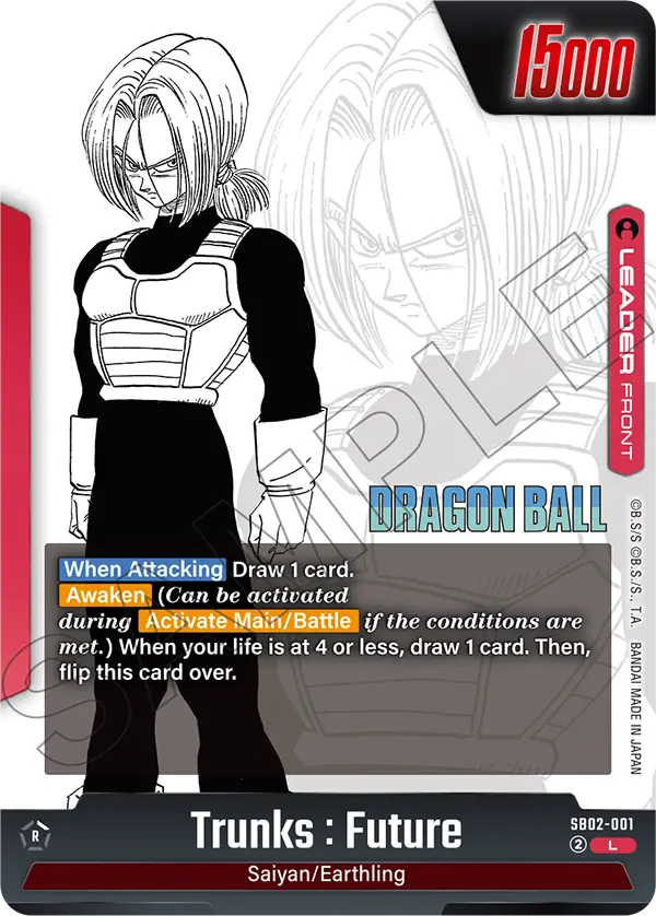 Trunks : Future — Manga Booster 02