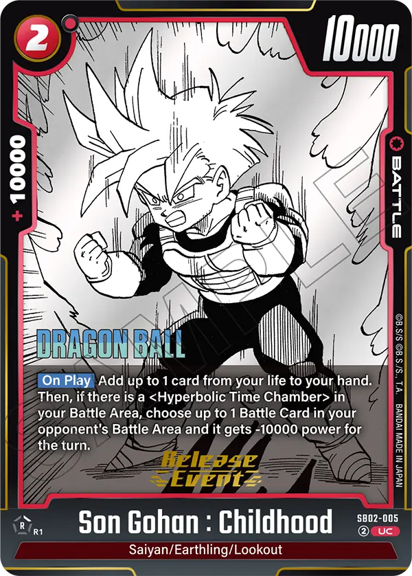 Son Gohan : Childhood — Manga Booster 02