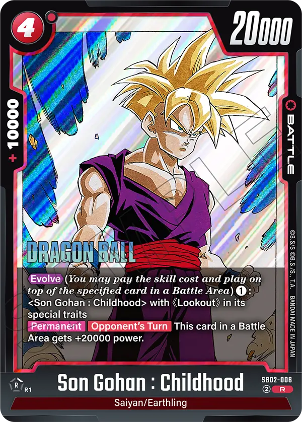 Son Gohan : Childhood — Manga Booster 02