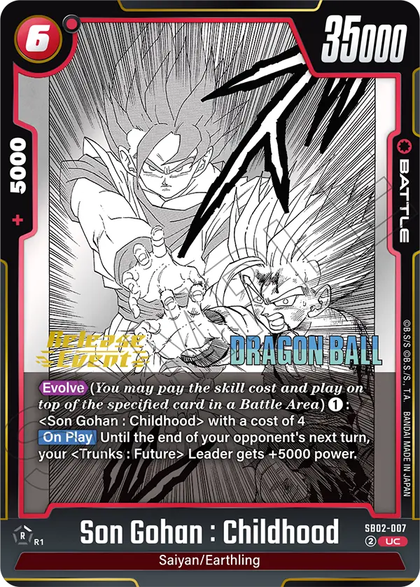 Son Gohan : Childhood — Manga Booster 02