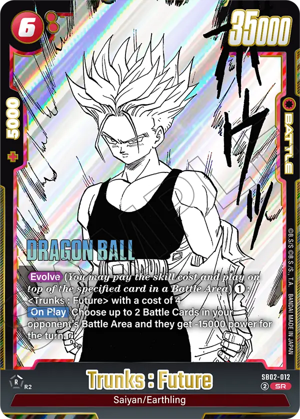 Trunks : Future — Manga Booster 02