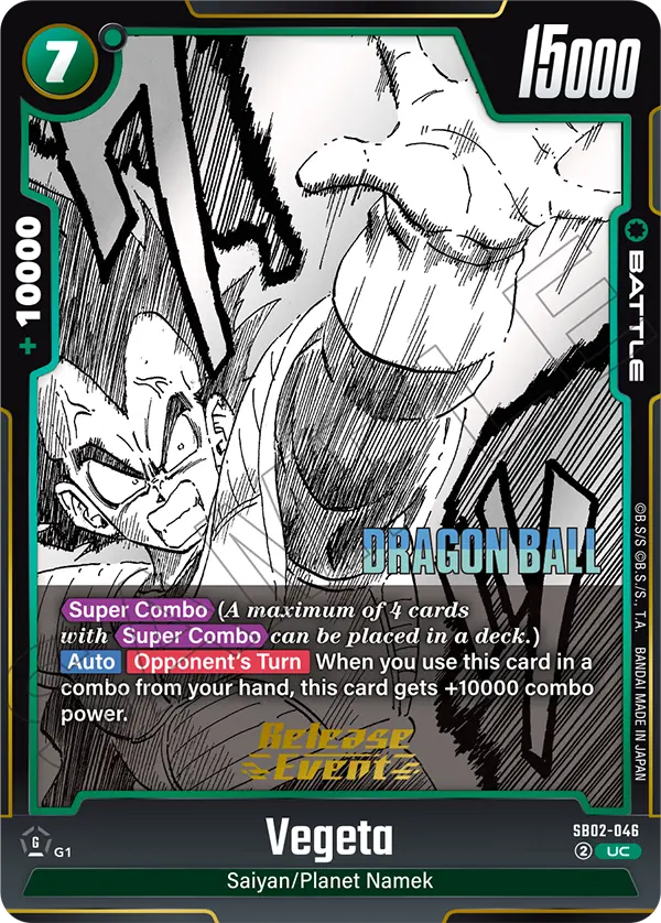 Vegeta — Manga Booster 02