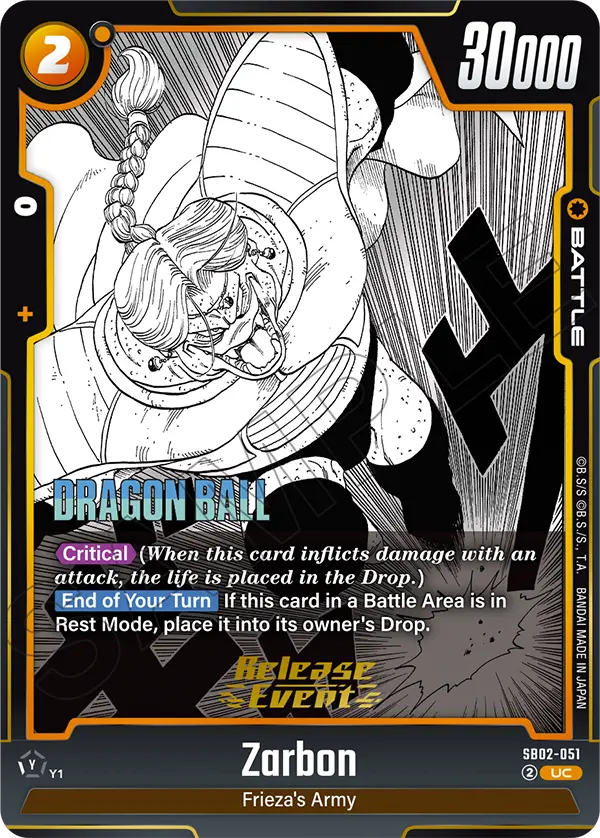 Zarbon — Manga Booster 02