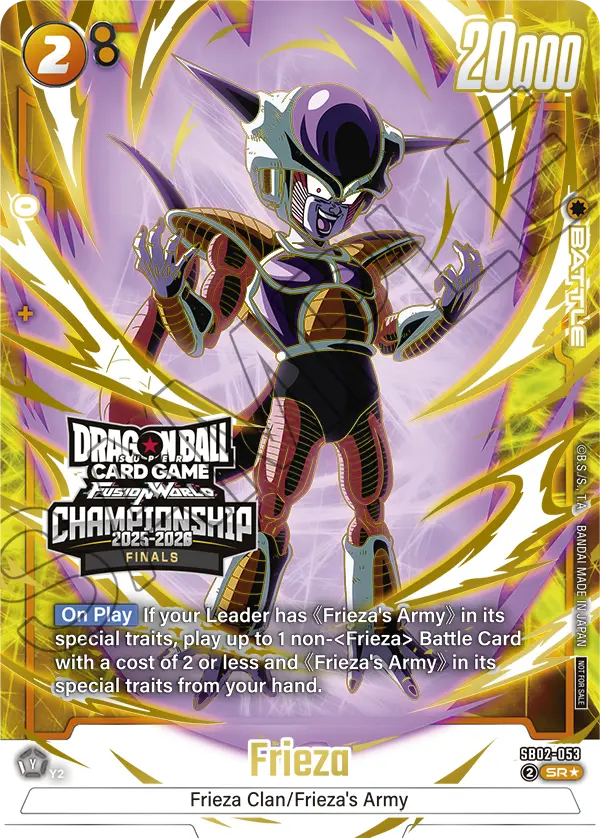 Frieza — Manga Booster 02