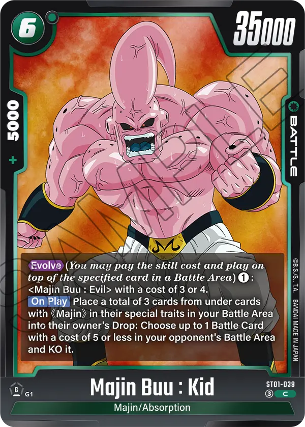 Majin Buu : Kid — STORY BOOSTER 01 [ST01]