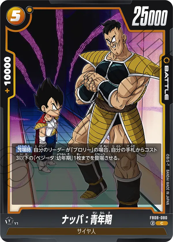 Nappa : Adolescence — Saiyan's Pride