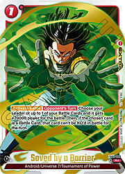 Saved by a Barrier — Blazing Aura