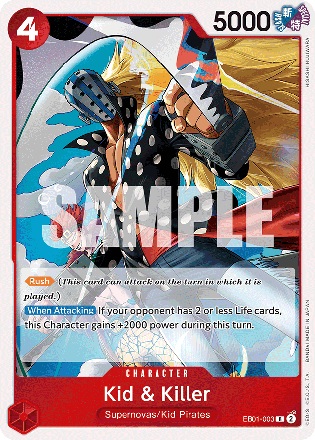 Kid & Killer #EB01-003 — MEMORIAL COLLECTION - EB-01