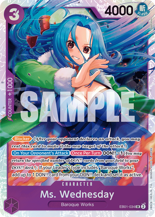 Ms. Wednesday — MEMORIAL COLLECTION - EB-01