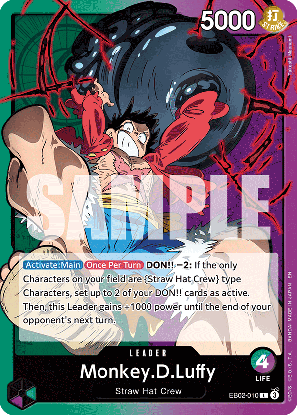 Monkey.D.Luffy #EB02-010 — Anime 25th Collection - EB-02