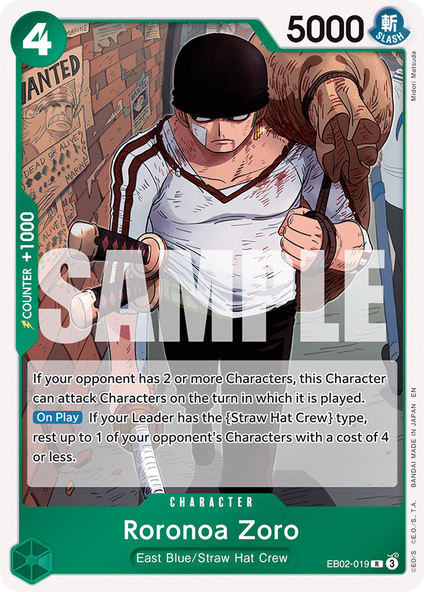 Roronoa Zoro EB-02 EB02-019