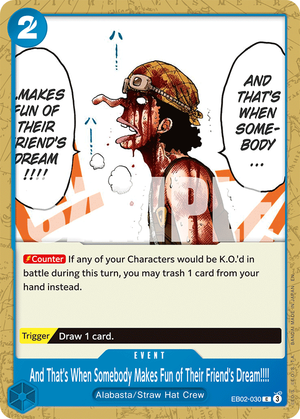 And That's When Somebody Makes Fun of Their Friend's Dream!!!! EB-02 EB02-030
