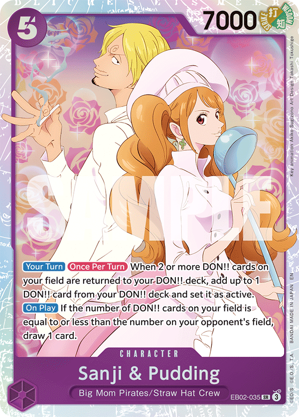 Sanji & Pudding — Anime 25th Collection - EB-02