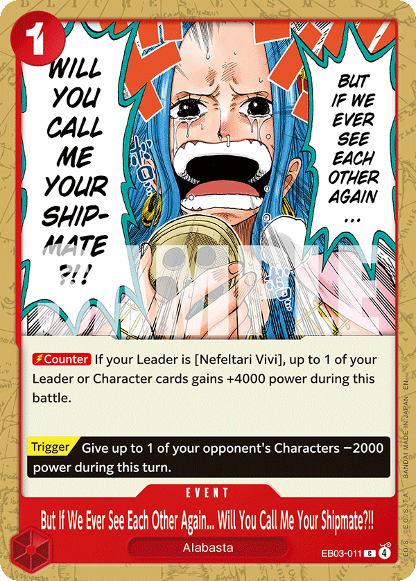 But If We Ever See Each Other Again... Will You Call Me Your Shipmate?!! EB-03 EB03-011