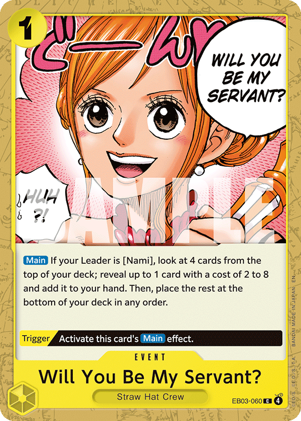 Will You Be My Servant? EB-03 EB03-060