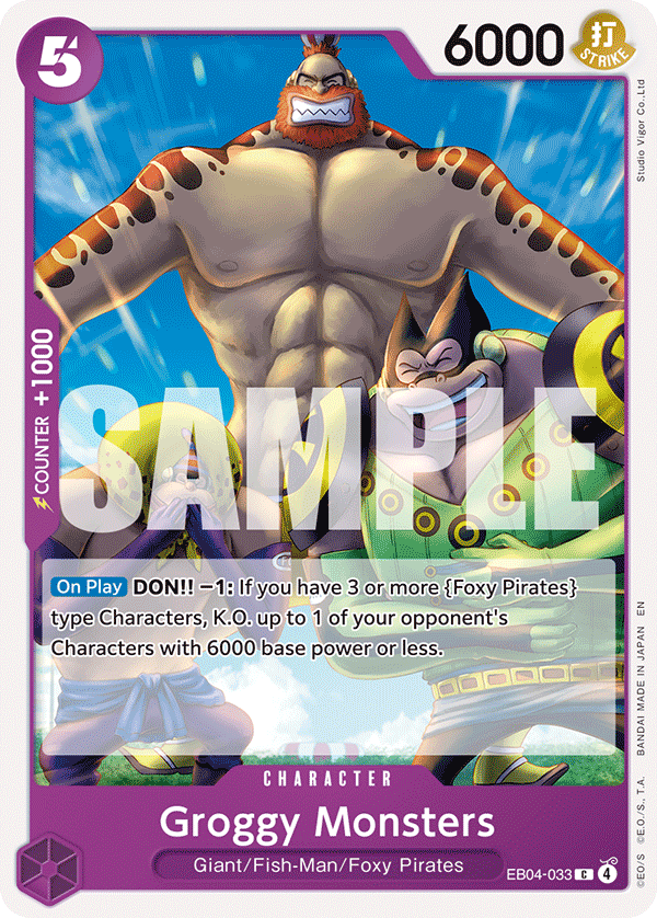 Groggy Monsters EB-04 EB04-033