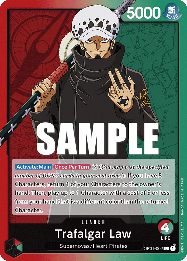 Trafalgar Law #OP01-002 — ROMANCE DAWN - OP-01