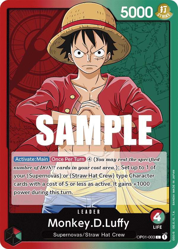 Monkey.D.Luffy #OP01-003 — ROMANCE DAWN - OP-01