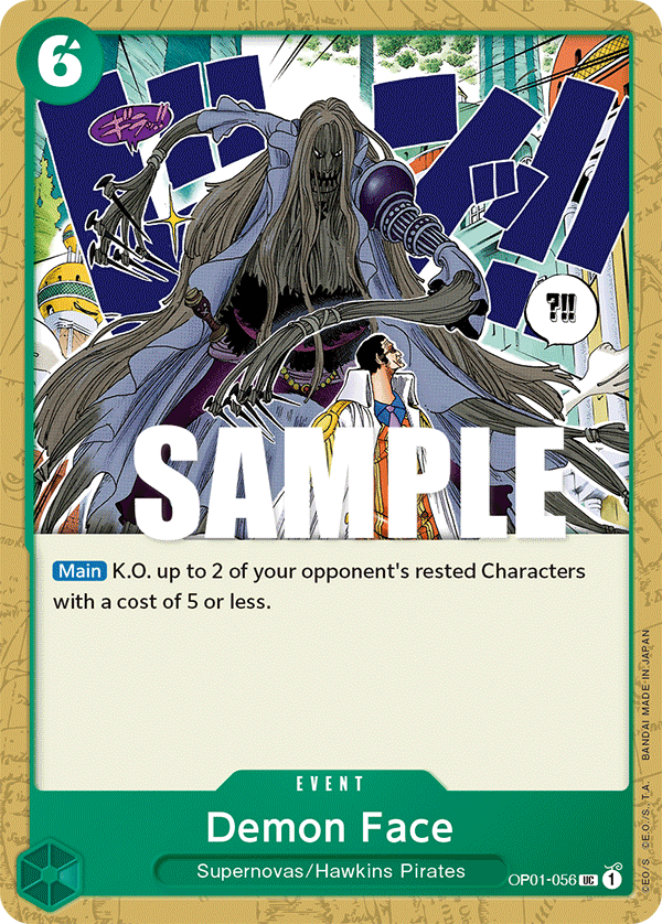 Demon Face OP-01 OP01-056