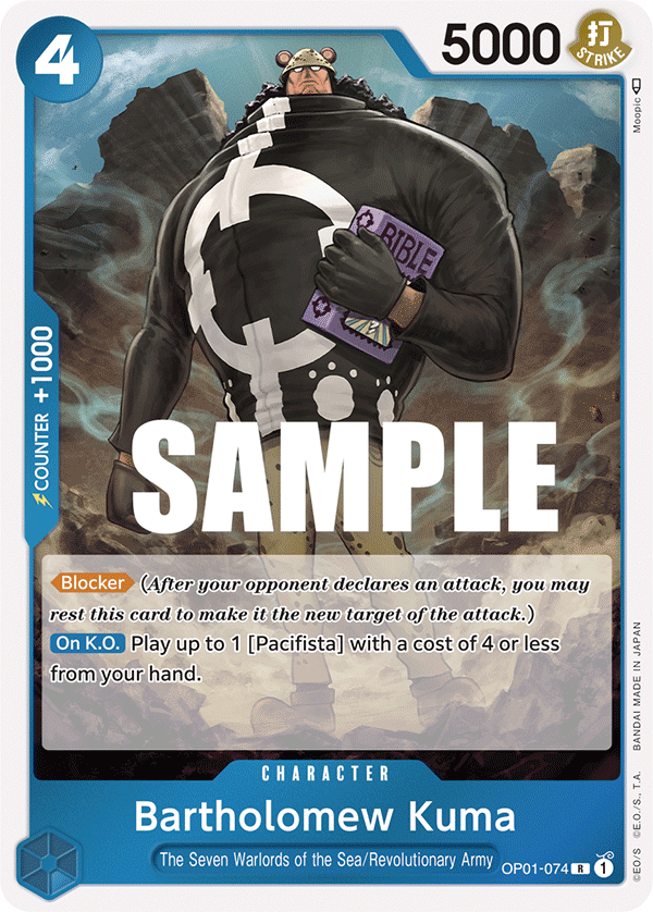 Bartholomew Kuma OP-01 OP01-074