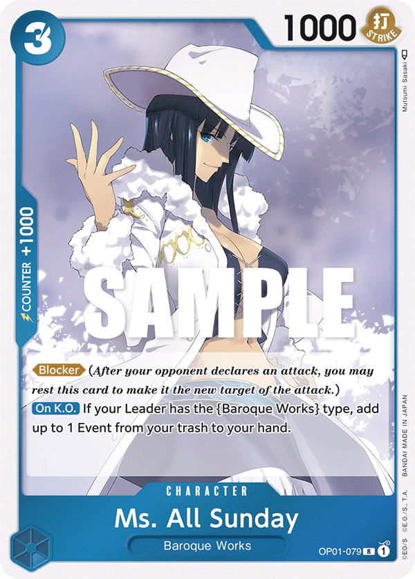 Ms. All Sunday OP-01 OP01-079