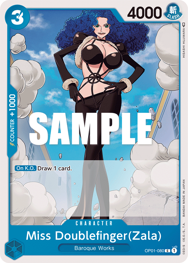 Miss Doublefinger(Zala) OP-01 OP01-080