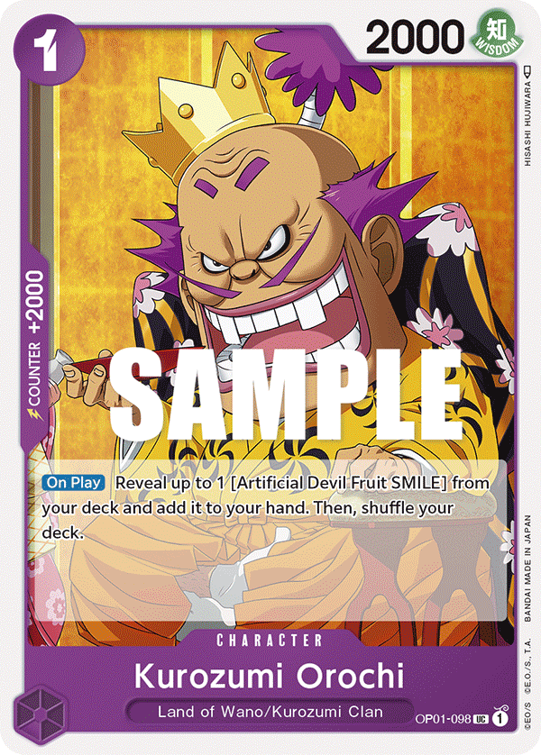 Kurozumi Orochi OP-01 OP01-098