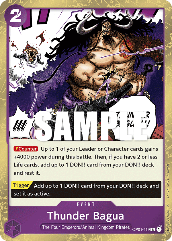 Thunder Bagua OP-01 OP01-119