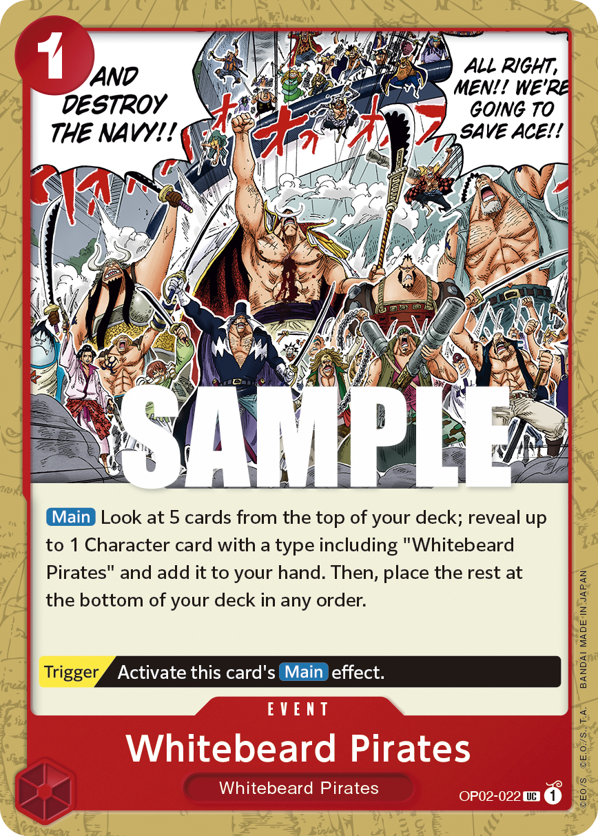 Whitebeard Pirates OP-02 OP02-022