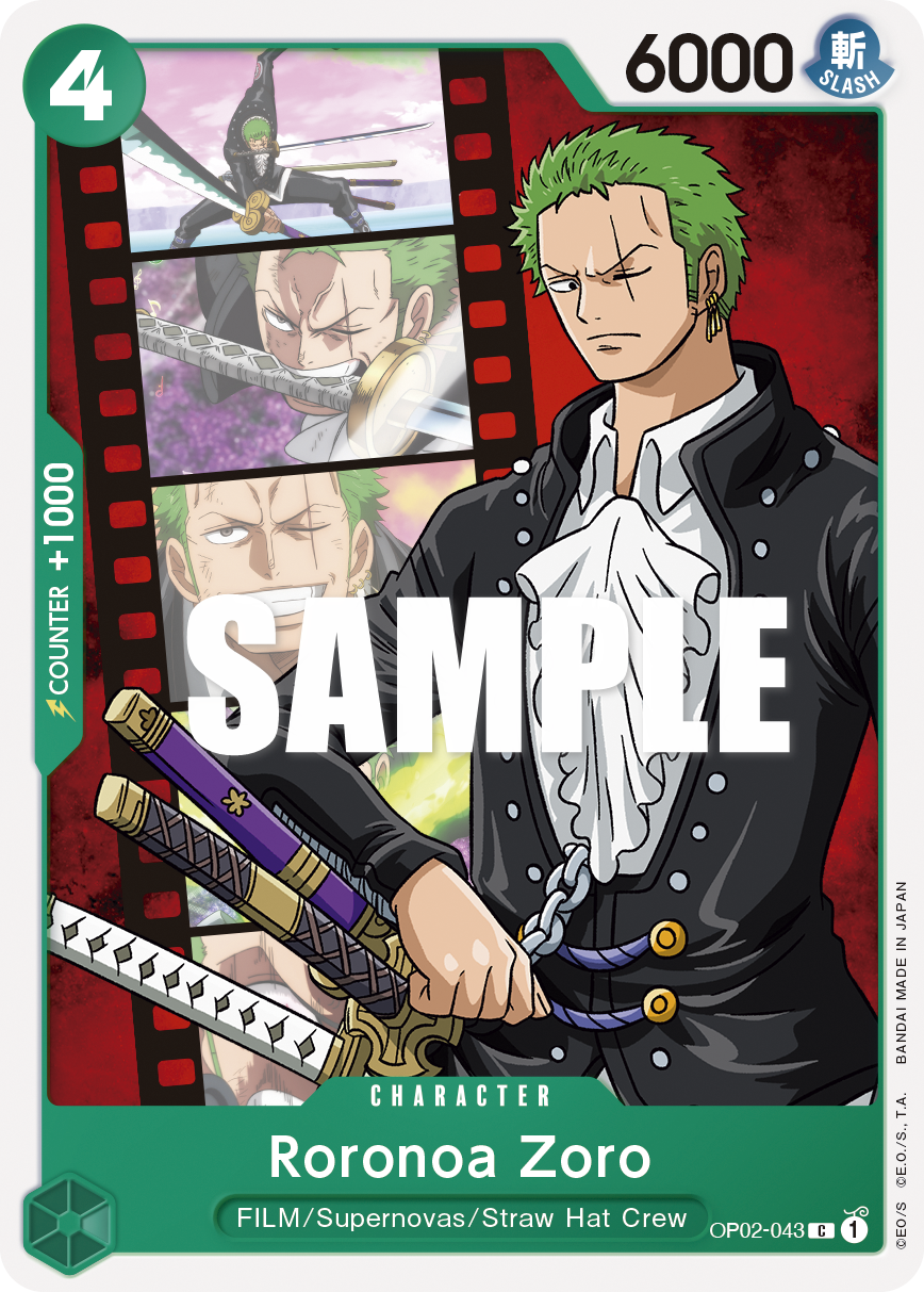 Roronoa Zoro OP-02 OP02-043
