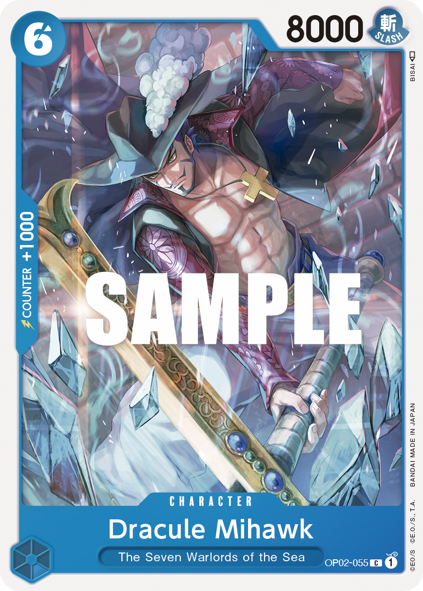 Dracule Mihawk OP-02 OP02-055