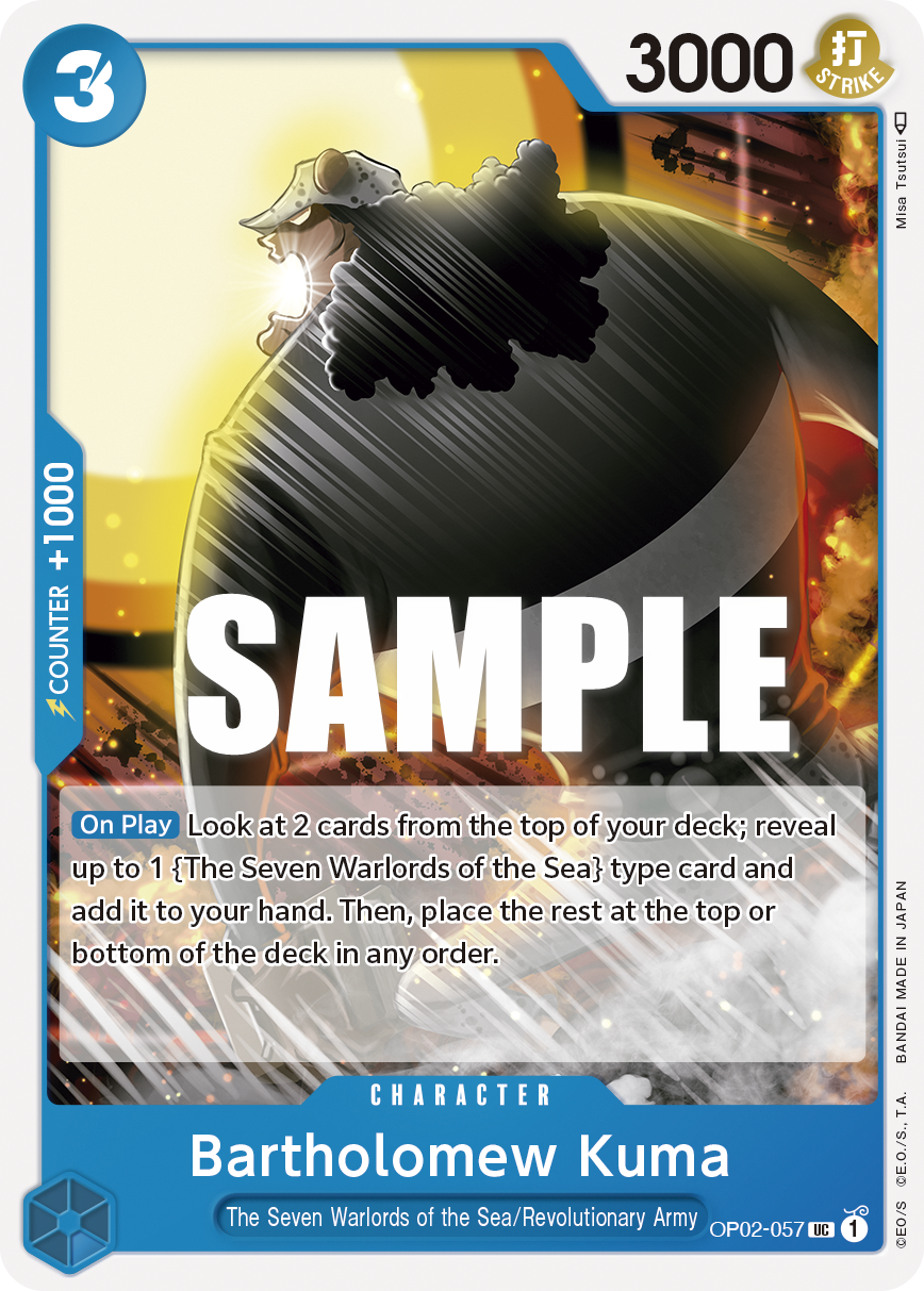 Bartholomew Kuma — PARAMOUNT WAR - OP-02