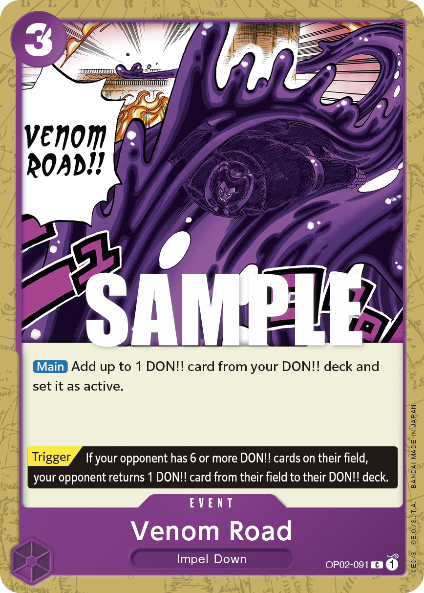 Venom Road OP-02 OP02-091