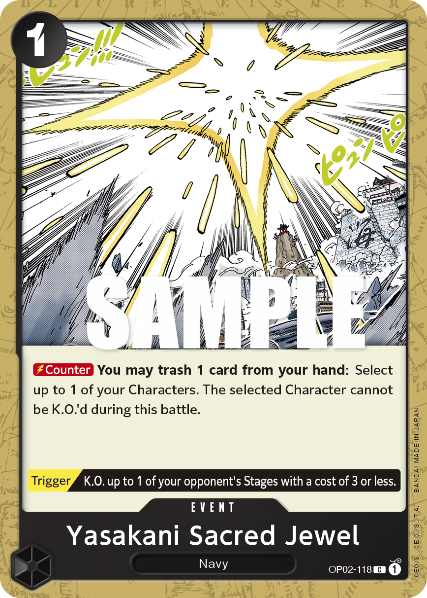 Yasakani Sacred Jewel OP-02 OP02-118
