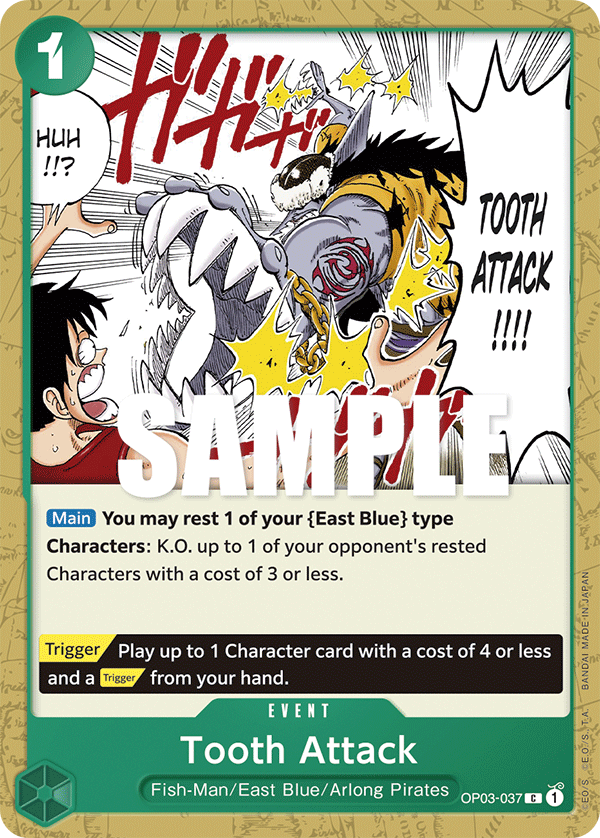 Tooth Attack OP-03 OP03-037