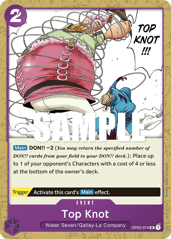 Top Knot OP-03 OP03-074