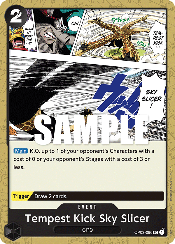 Tempest Kick Sky Slicer OP-03 OP03-096