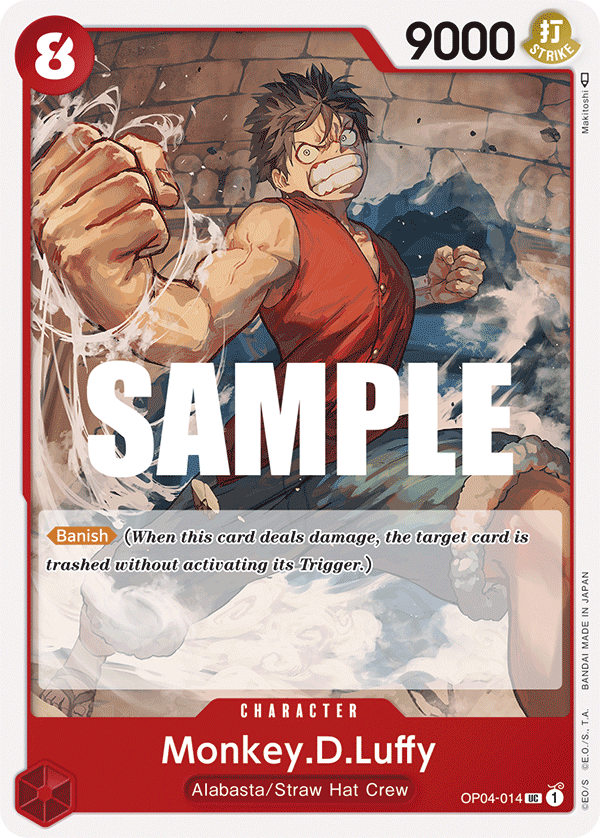 Monkey.D.Luffy OP-04 OP04-014