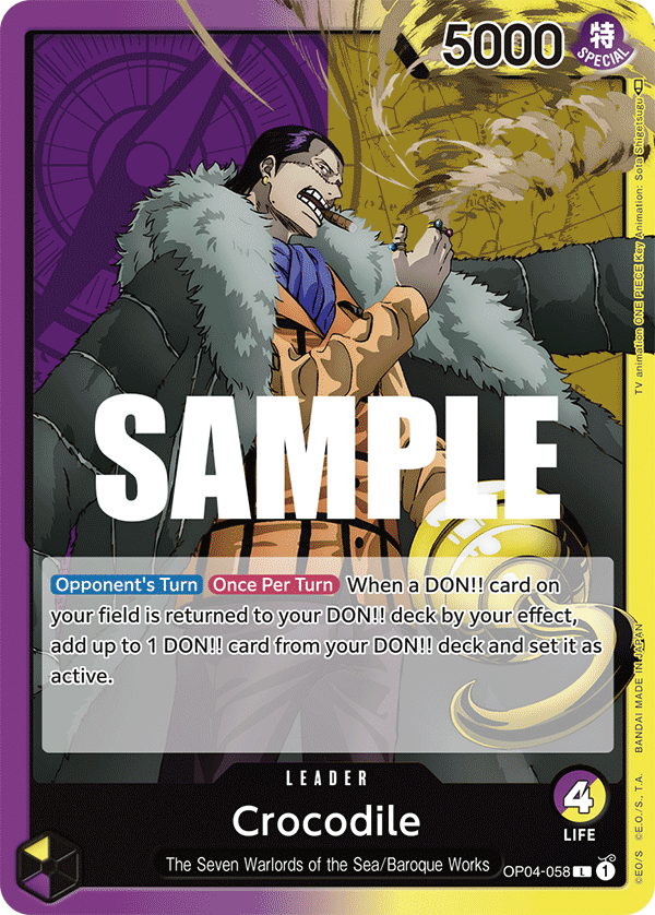 Crocodile — KINGDOMS OF INTRIGUE - OP-04
