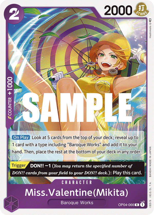 Miss.Valentine(Mikita) OP-04 OP04-066