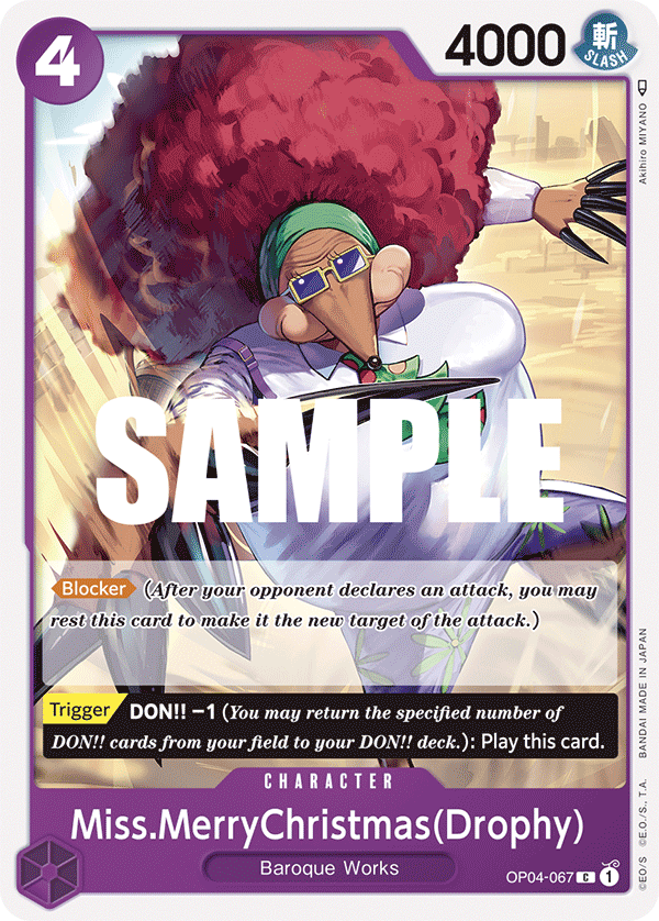 Miss.MerryChristmas(Drophy) OP-04 OP04-067