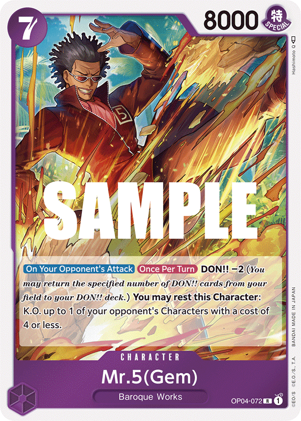 Mr.5(Gem) — KINGDOMS OF INTRIGUE - OP-04