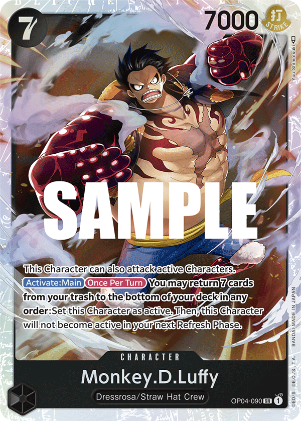 Monkey.D.Luffy OP-04 OP04-090