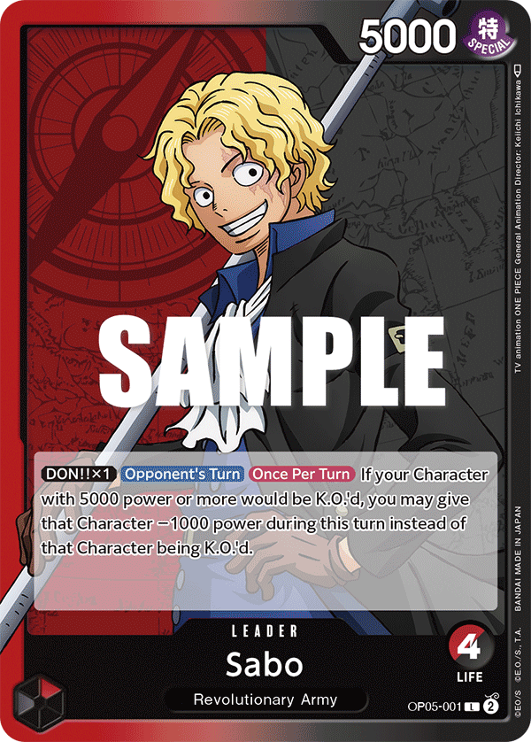 Sabo #OP05-001 — AWAKENING OF THE NEW ERA - OP-05