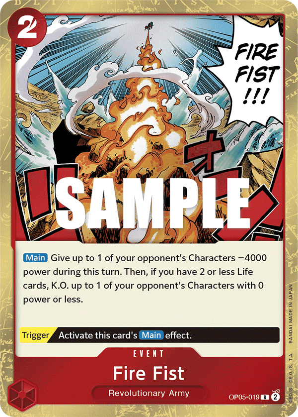 Fire Fist OP-05 OP05-019